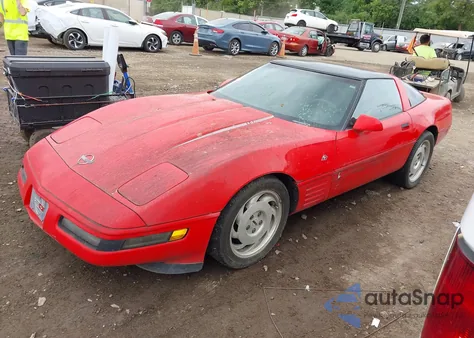 1993 Chevrolet Corvette из США, поврежденный, VIN 1G1YY23P0P5102596